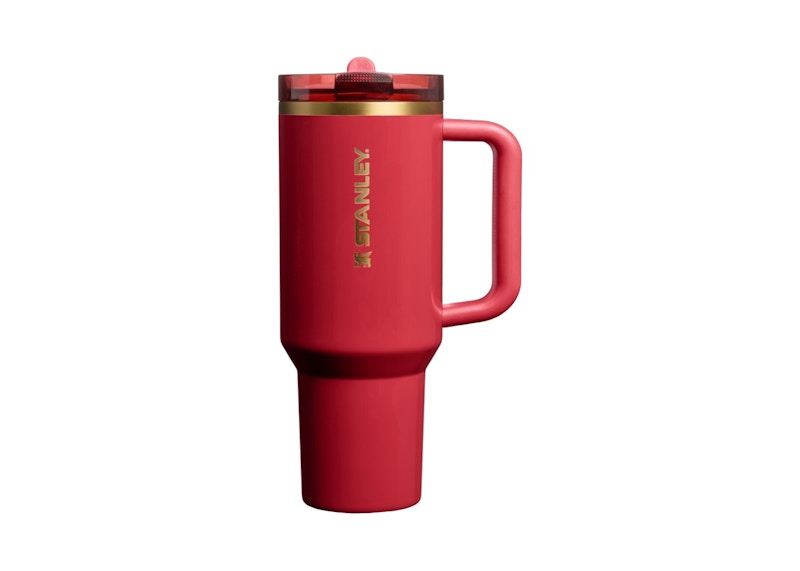 Stanley The Cheers & Cheer Quencher ProTour Flip Straw 40oz Tumbler Holly Berry Gloss