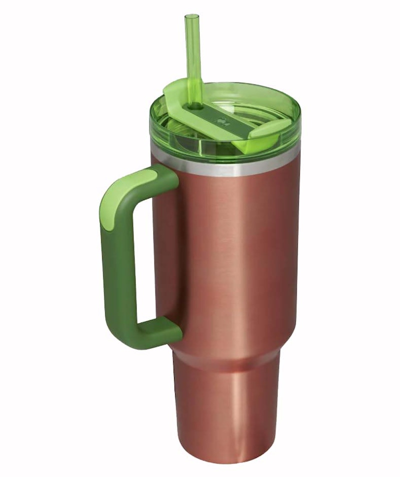 Stanley x Lainey Wilson "Watermelon Moonshine" Quencher 40oz Tumbler Copper/Green
