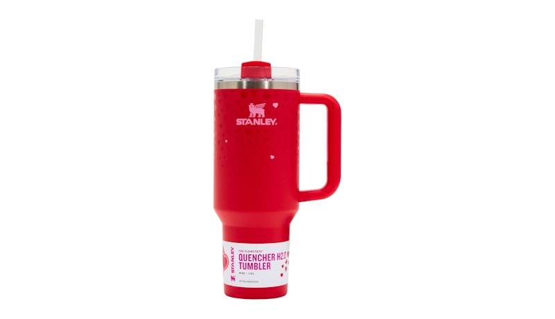 Stanley x Target Exclusive Valentines Day Flowstate Quencher 40oz Tumbler Ruby Hearts