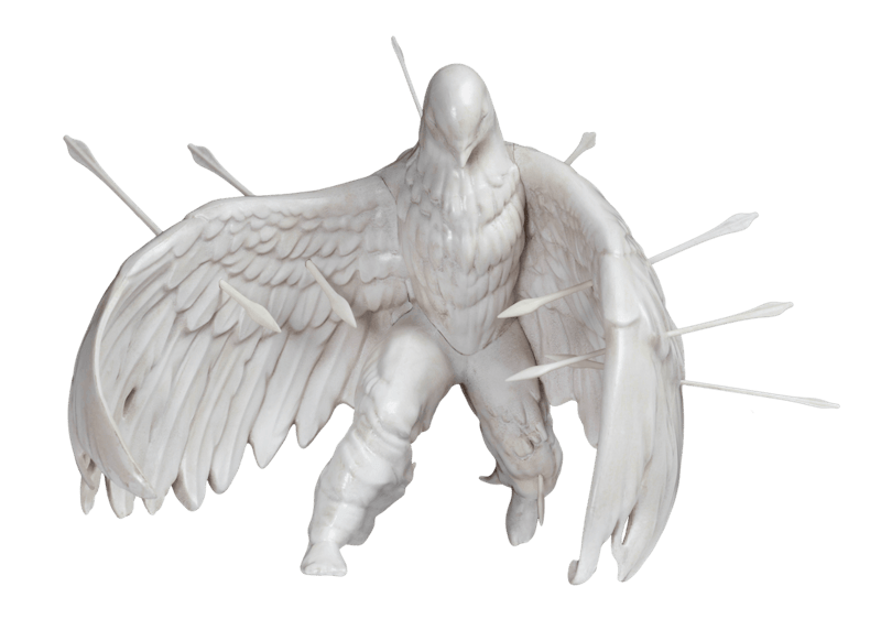 Staple x James Jean Mighty Jaxx Washizu (Bone) Figure