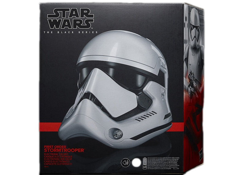 Hasbro Star Wars The Black Series First Order Stormtrooper Electronic Helmet