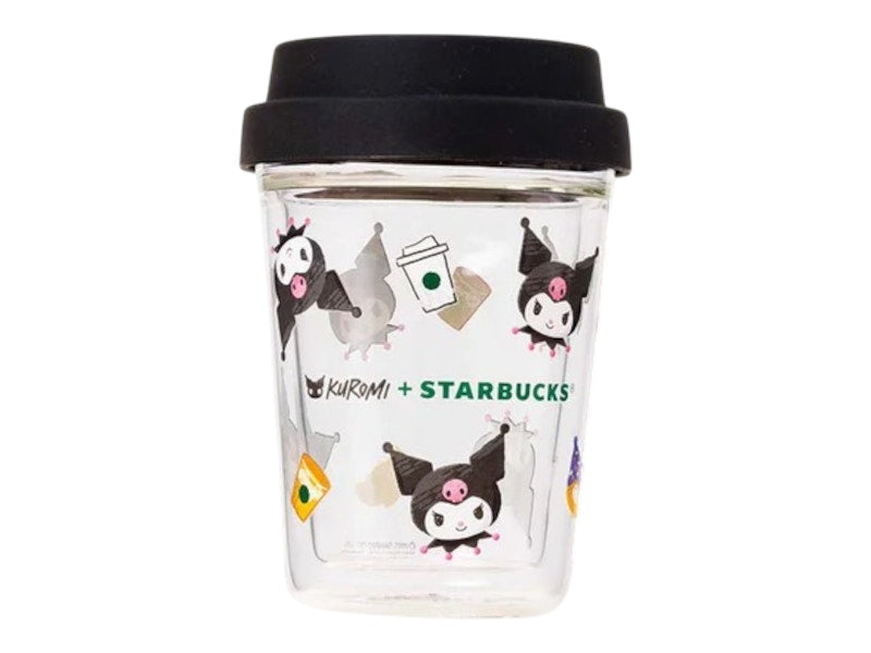 Starbucks KUROMI 10oz Double-Walled Glass with Lid