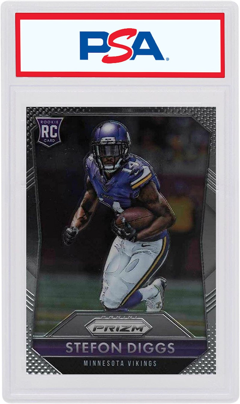 Stefon Diggs 2015 Panini Prizm Rookie #285 (PSA or BGS Graded)