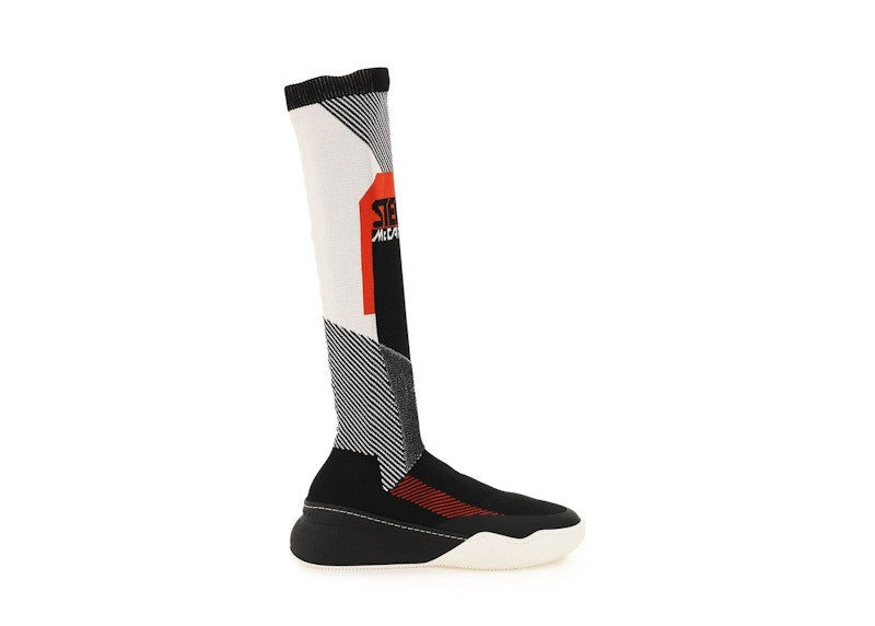 Stella Mccartney Loop Sock Black White (Women's)