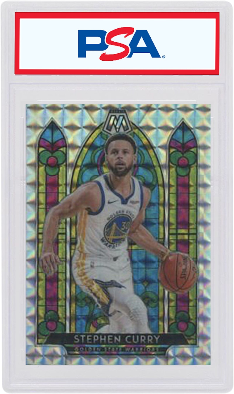 Stephen Curry 2019 Panini Mosaic Stained Glass #1 (PSA or BGS Graded)
