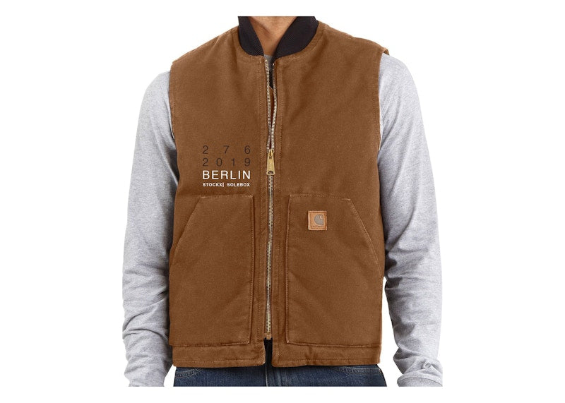 StockX x Solebox Carhartt Work Vest Brown