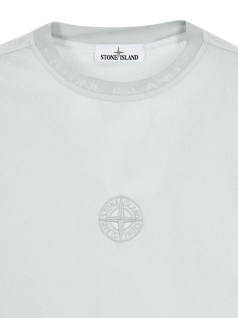 Stone Island 206E5 Textured Cotton Jersey Ice