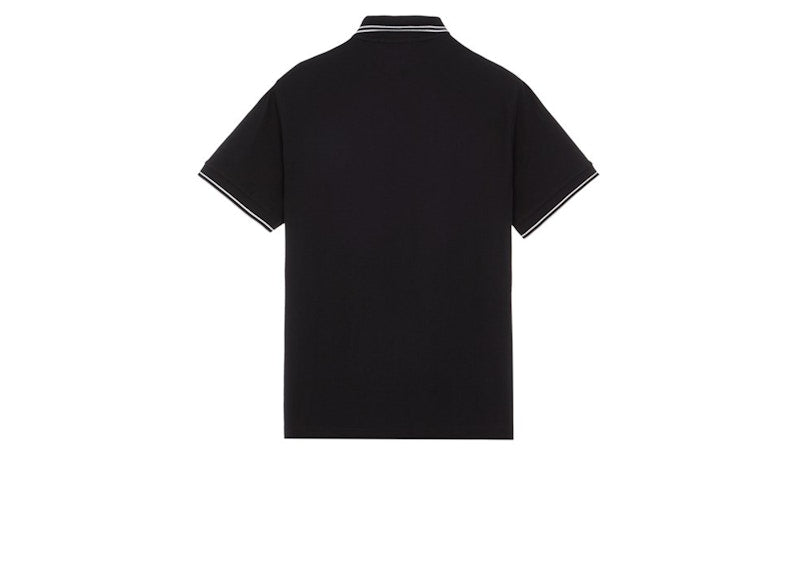 Stone Island 2SC18 Polo Shirt Black