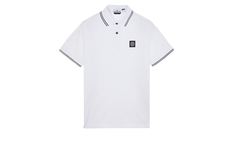 Stone Island 2SC18 Polo Shirt White