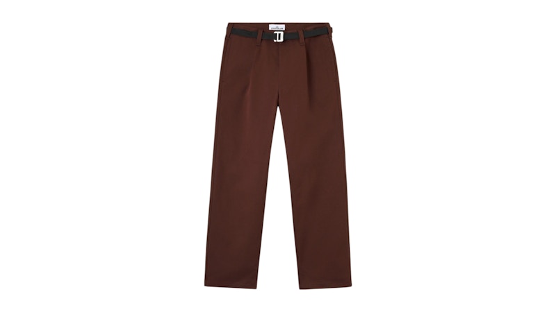 Stone Island 3100015 Stretch Gabardine Marina Pant Tobacco