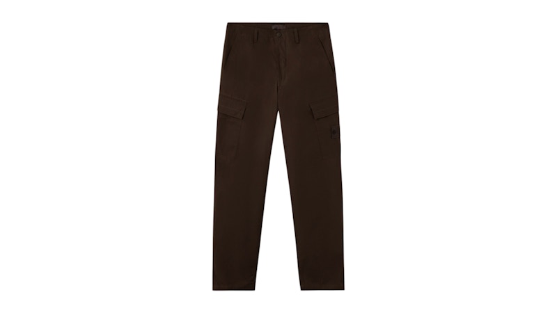 Stone Island 3100019 Weatherproof Cotton Canvas Ghost Pant Dark Brown