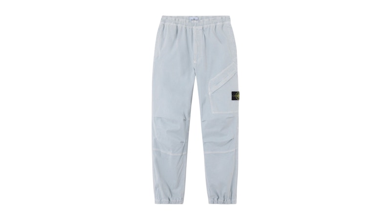Stone Island 3100036 Stretch Organic Broken Twill Cotton Old Effect Pant Sky Blue