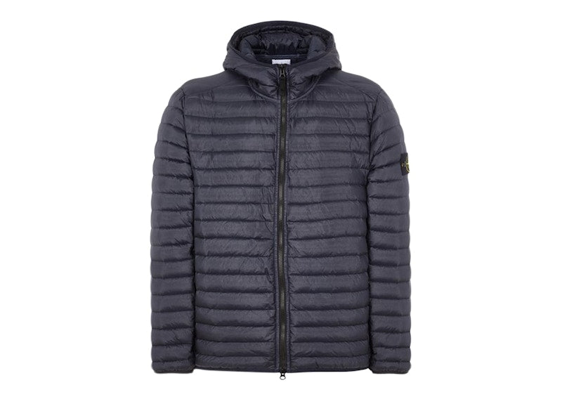 Stone Island 40324 Loom Woven Chambers R-Nylon Down-TC_Packable Jacket Blue