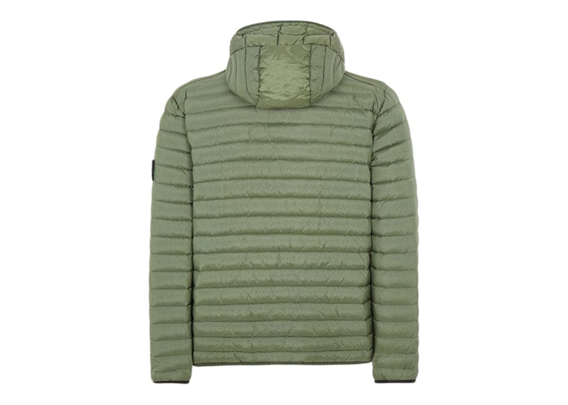 Stone Island 40324 Loom Woven Chambers R-Nylon Down-TC_Packable Jacket Olive Green