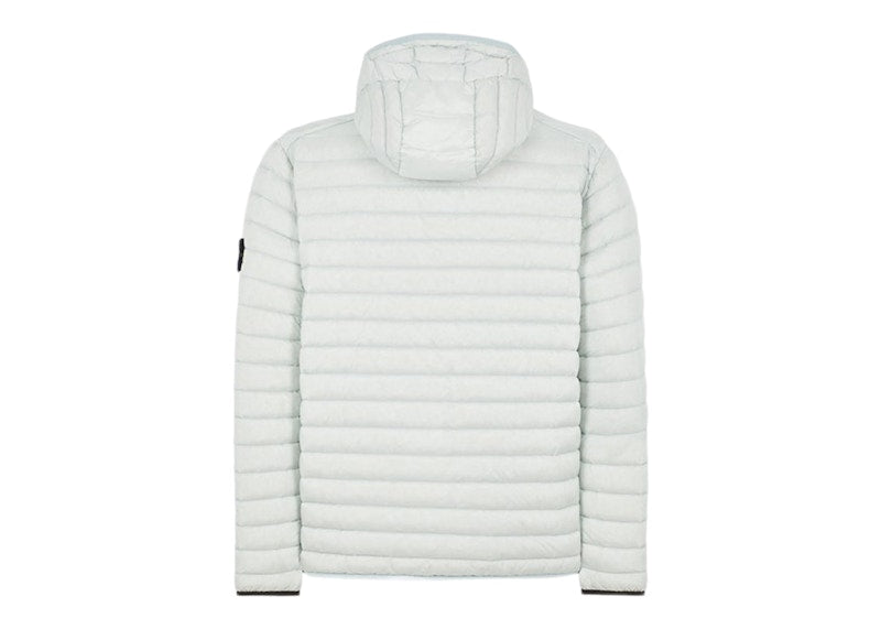 Stone Island 40324 Loom Woven Chambers R-Nylon Down-TC_Packable Jacket Pearl Grey