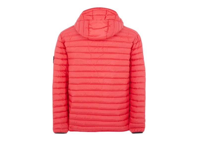 Stone Island 40324 Loom Woven Chambers R-Nylon Down-TC_Packable Jacket Red