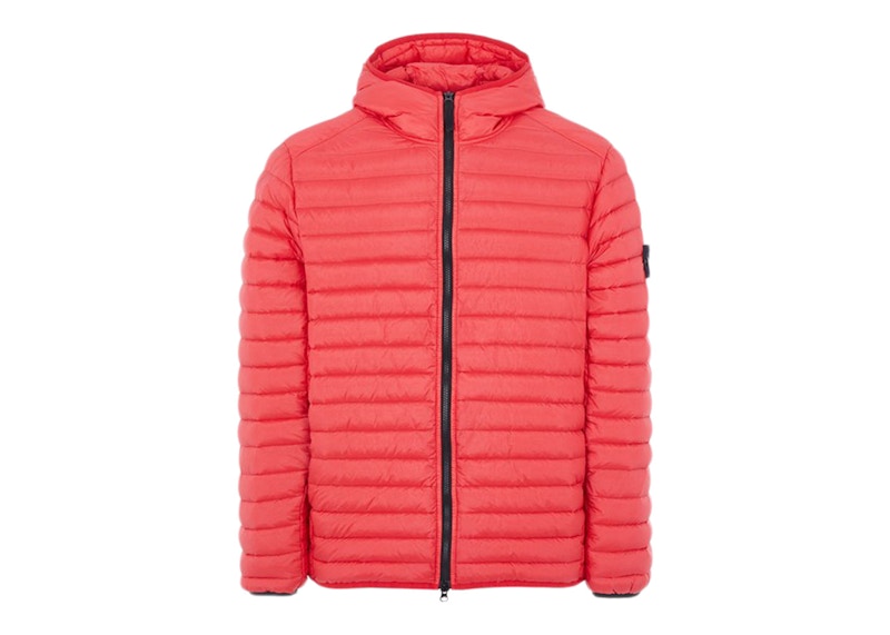 Stone Island 40324 Loom Woven Chambers R-Nylon Down-TC_Packable Jacket Red