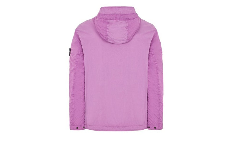 Stone Island 40522 Garment Dyed Crinkle Reps NY Jacket Magenta