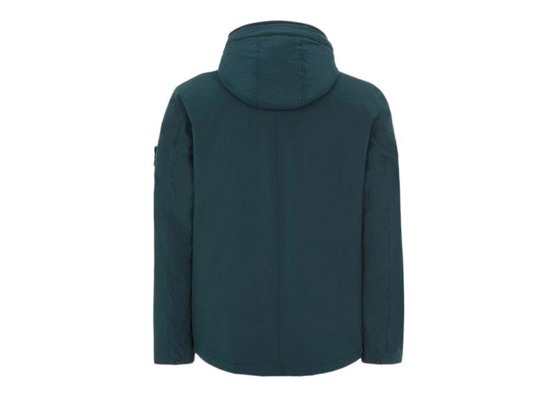 Stone Island 40527 Soft Shell-R_E.Dye Technology With Primaloft P.U.R.E Insulation Technology Jacket Dark Teal Green