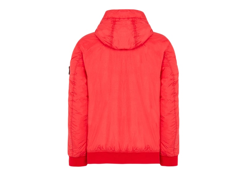 Stone Island 40723 Garment Dyed Crinkle Reps R-NY With Primaloft-TC Jacket Red