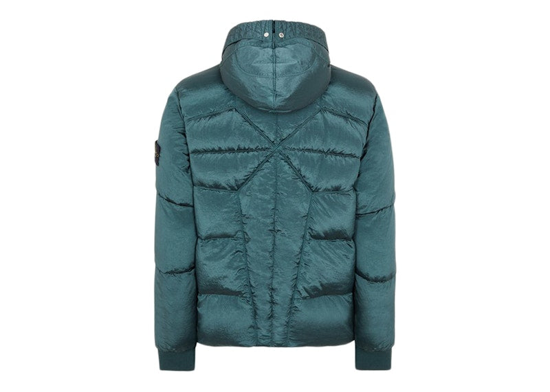 Stone Island 43619 Nylon Metal In ECONYL Regenerated Nylon Down Jacket Dark Teal Green