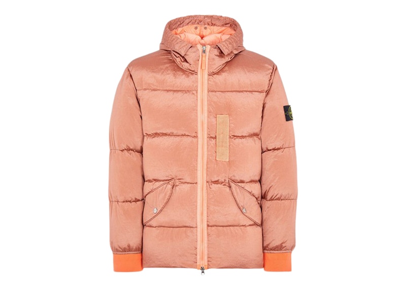Stone Island 43619 Nylon Metal In ECONYL Regenerated Nylon Down Jacket Peach