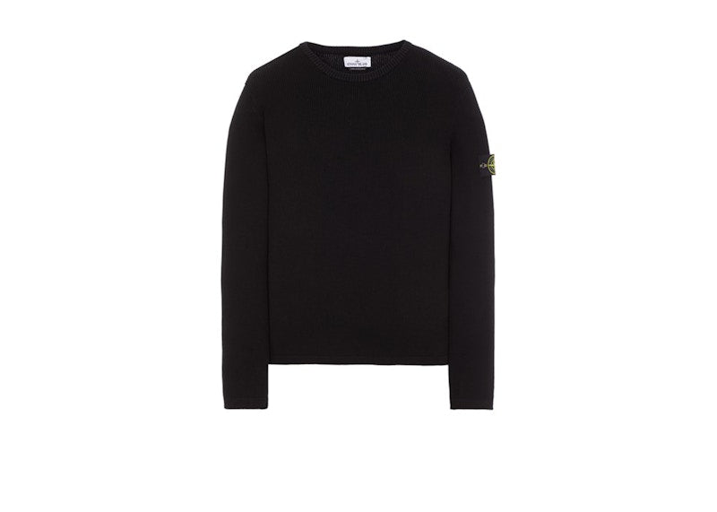 Stone Island 507D8 Knit Sweater Black