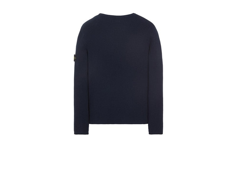 Stone Island 507D8 Knit Sweater Navy Blue