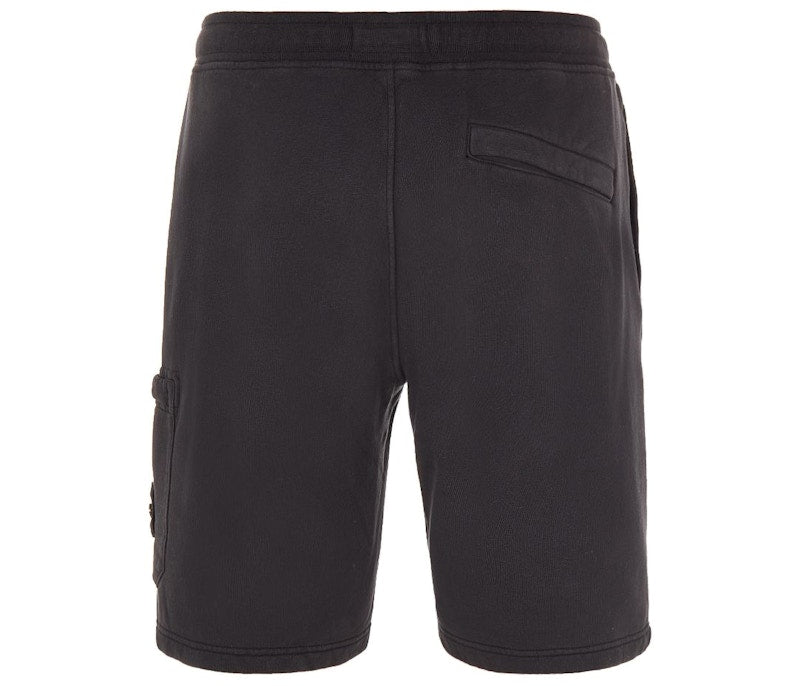 Stone Island Cargo Fleece Shorts Black