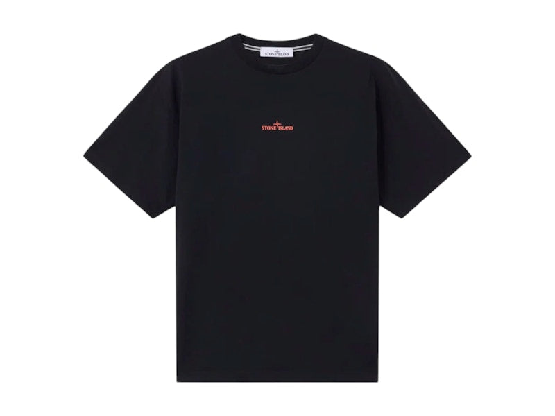 Stone Island Combed Organic Cotton 21002RC T-shirt Black/Red