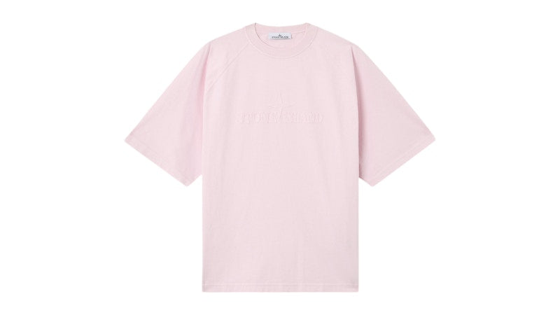 Stone Island Combed Organic Cotton Jersey 2100005 T-shirt Pink