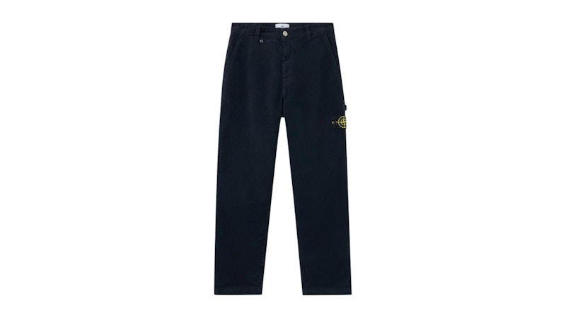 Stone Island Cotton Moleskin-TC 3100023 Pants Navy Blue