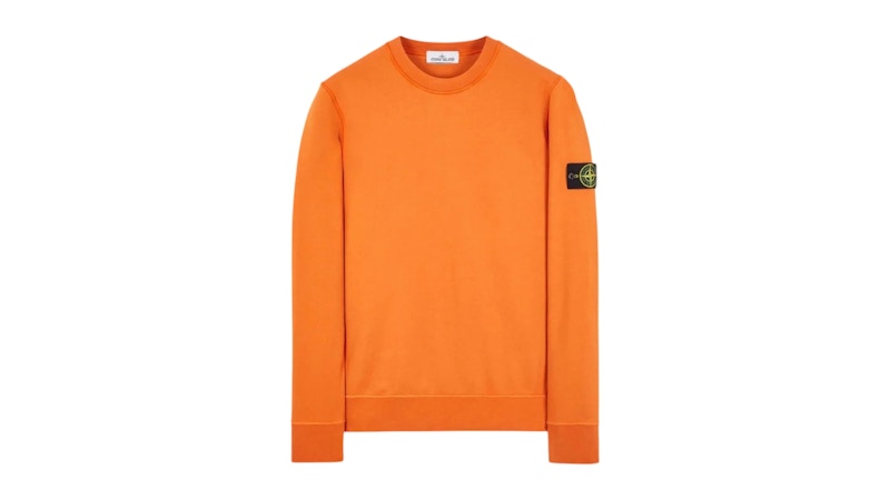 Stone Island Felpa Crewneck Orange