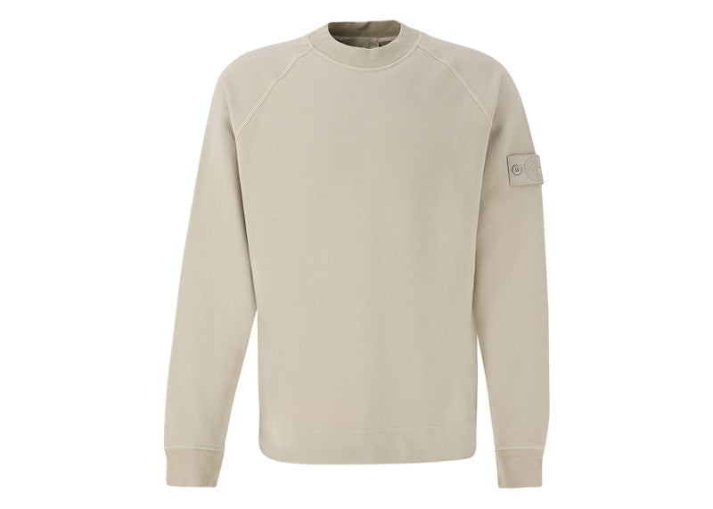 Stone Island Felpa Ghost Crewneck Sweater Beige