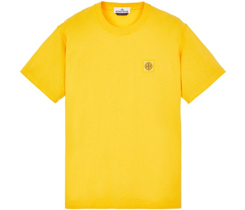 Stone Island Fissato Treatment T-shirt Yellow