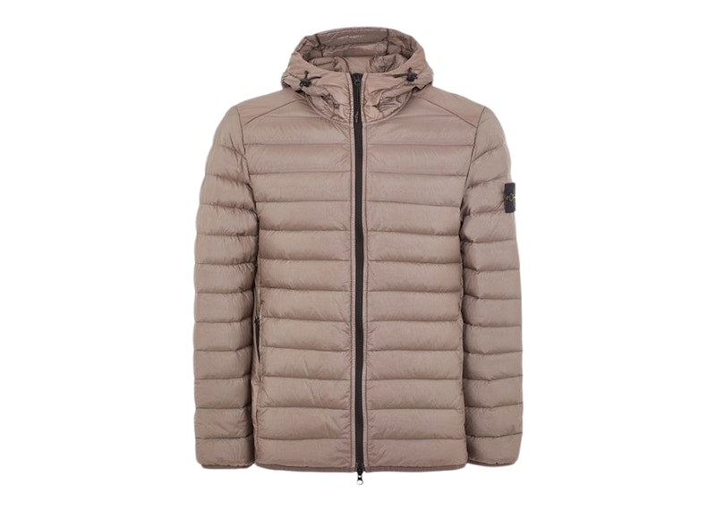 Stone Island Giubbotto Vera Piuma Dove Grey