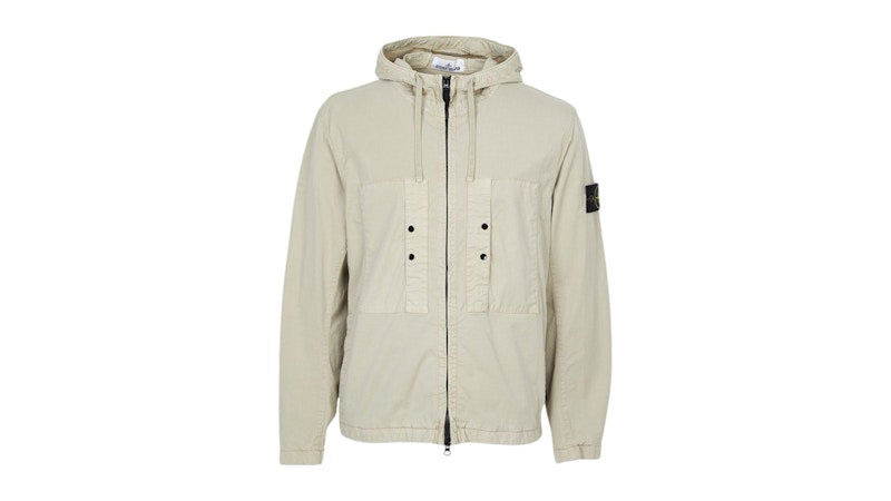 Stone Island Supima Cotton Twill Stretch-TC Jacket Beige