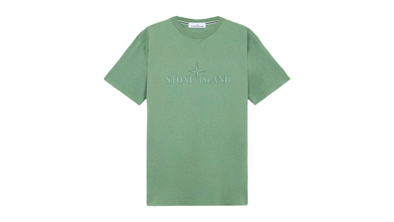 Stone Island Institutional Three Print T-Shirt Sage Green