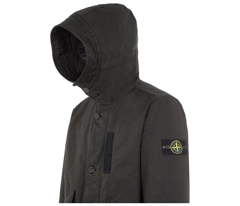 Stone Island Laser Printed David TC Down Jacket Steel Grey