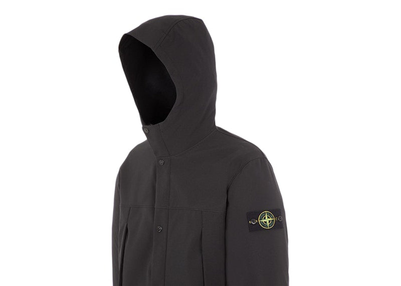 Stone Island Light Soft Shell-R Jacket Black