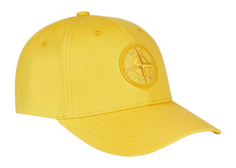 Stone Island Logo Cap Yellow