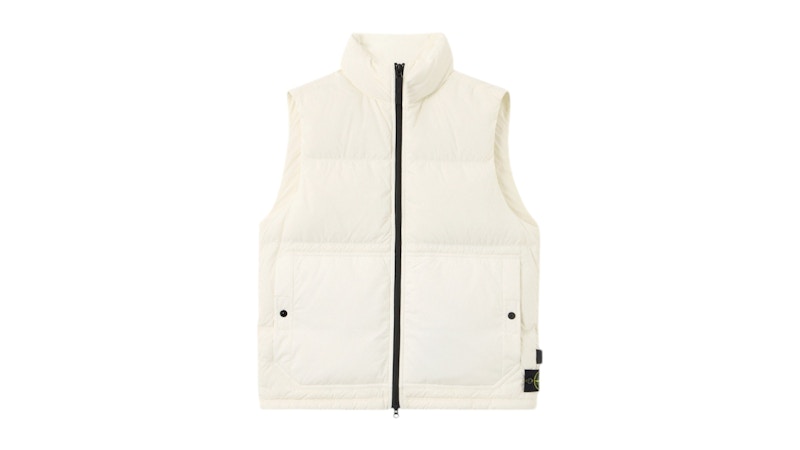 Stone Island Matt Ripstop Cordura Advanced Fabrics G100017 Vest Ivory