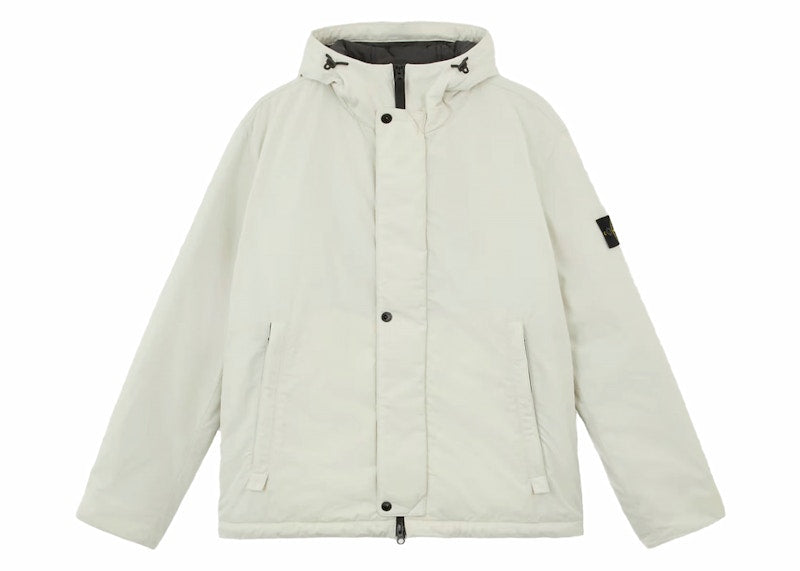 Stone Island Micro Down Twill Down Jacket Plaster