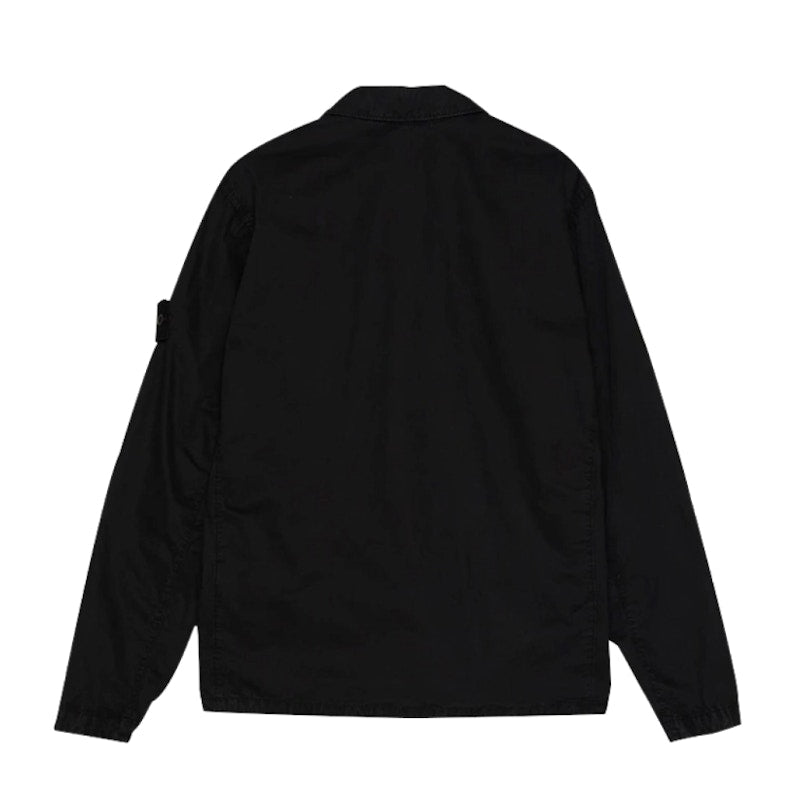 Stone Island Old Effect Over Shirt Black