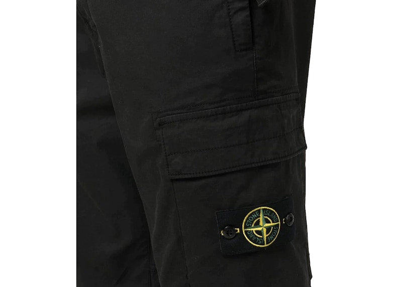 Stone Island Pantalone Regular Tapered Pants Black