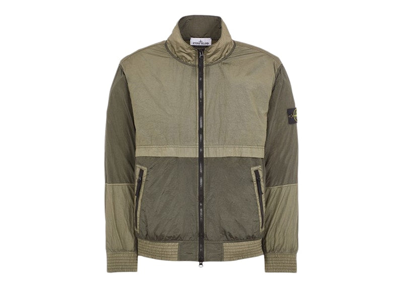 Stone Island Regenerated Nylon Blouson Musk Green