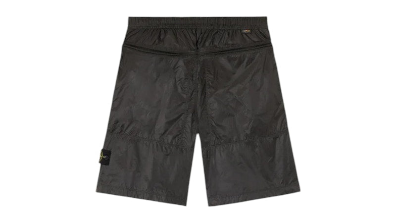 Stone Island Ripstop Light Nylon Bermuda Short Lead Grey