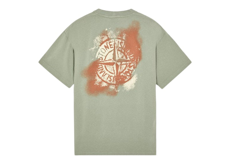 Stone Island Short Sleeve Camo One T-Shirt Pistachio