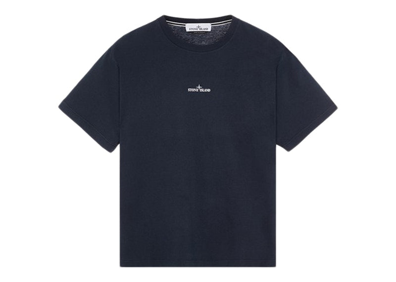 Stone Island Short Sleeve 'Scratched Paint One' T-Shirt Dark Blue