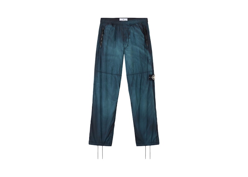 Stone Island Skin Touch Nylon-TC Corrosion Treatment Loose-fit Joggers Black